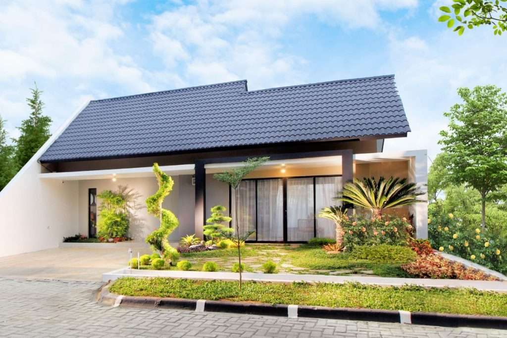 ilustrasi rumah yang nyaman