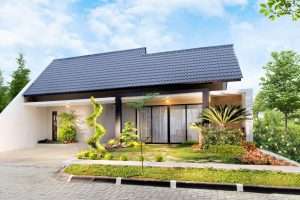 ilustrasi rumah yang nyaman